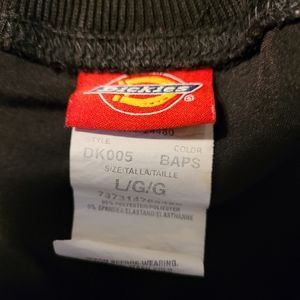 Scrub Bottoms.  Dickies.  Size large.  Black